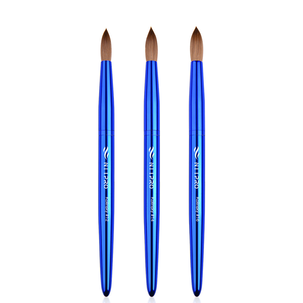 Kolinsky Brush - Aluminum Handle