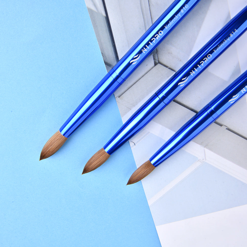 Kolinsky Brush - Aluminum Handle