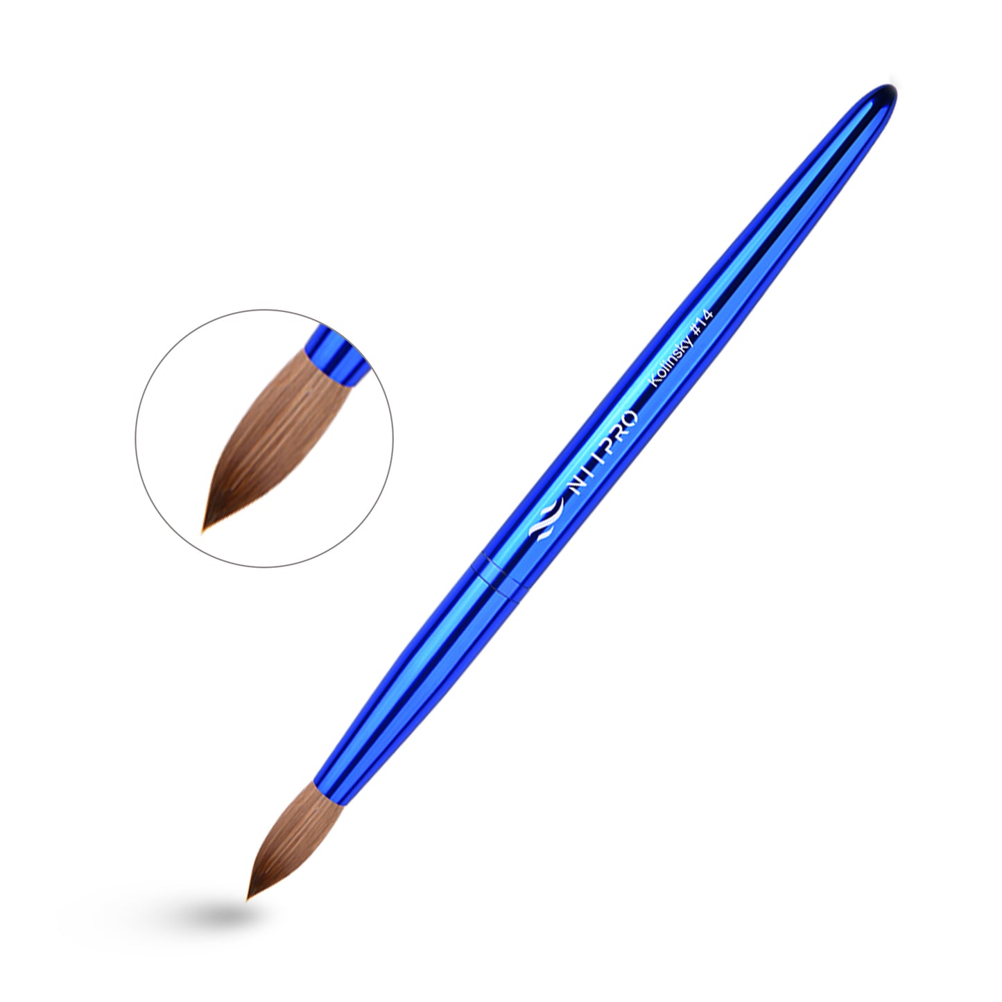 Kolinsky Brush - Aluminum Handle